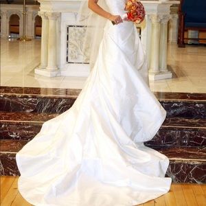 Pronovias Wedding Gown and Veil